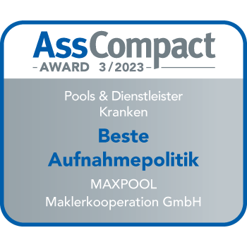 Auszeichnung AssCompact 03/2023 - Beste Aufnahmepolitik
